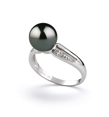 8-9mm Tahitisk Ring in Caroline Sort