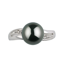 8-9mm Tahitisk Ring in Caroline Sort