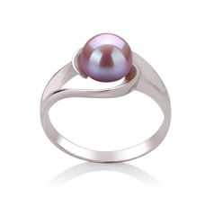 6-7mm Ferskvand Ring in Clare Lavendel