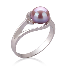 6-7mm Ferskvand Ring in Clare Lavendel