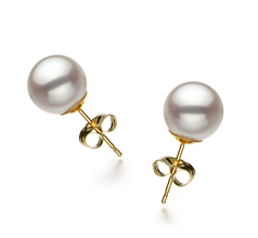 8.5-9mm japansk Akoya Ørering sæt in The word \Hanadama\ does not have a direct translation in Danish as it is a specific term used to describe the highest quality of Akoya pearls in the Japanese pearl grading system. If you are referring to these pearls,