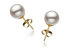 8.5-9mm japansk Akoya Ørering sæt in The word \Hanadama\ does not have a direct translation in Danish as it is a specific term used to describe the highest quality of Akoya pearls in the Japanese pearl grading system. If you are referring to these pearls,