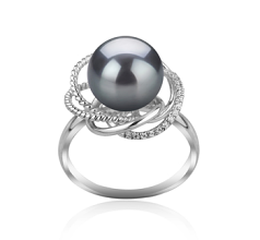 9-10mm Tahitisk Ring in Bobbie Sort