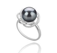 9-10mm Tahitisk Ring in Bobbie Sort