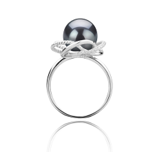 9-10mm Tahitisk Ring in Bobbie Sort