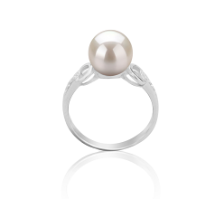 8-9mm Ferskvand Ring in 'Eunice' --> 'Eunice' Hvid