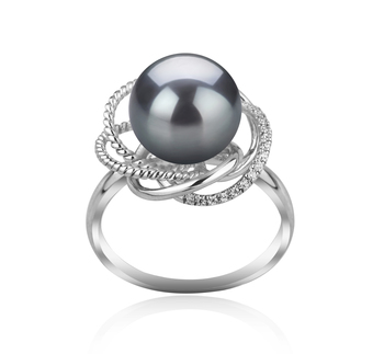 9-10mm Tahitisk Ring in Bobbie Sort