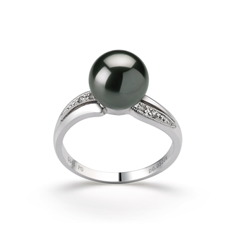 8-9mm Tahitisk Ring in Caroline Sort