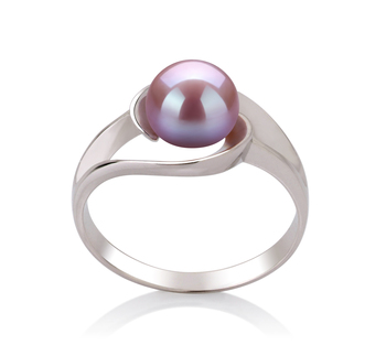 6-7mm Ferskvand Ring in Clare Lavendel