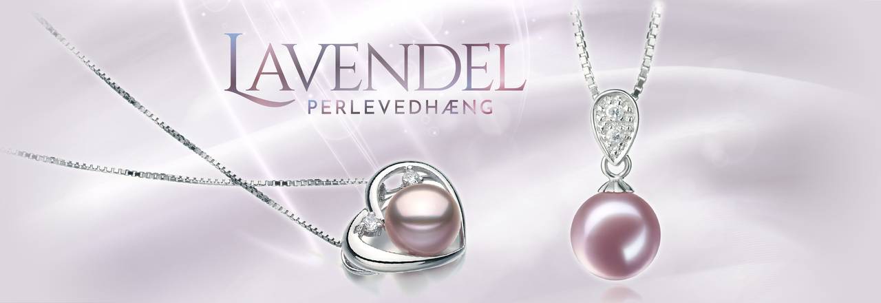 PearlsOnly Lavendel perle vedhæng